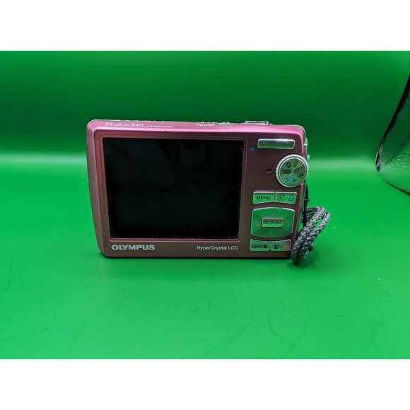 COPY - Olympus STYLUS 840 Pink Digital Zoom Camera 8 Megapixel For Parts - Picture 8 of 8